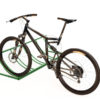Велопарковка «Дуга» с велосипедом