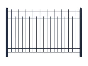 Забор металлический секционный модель СПР-001