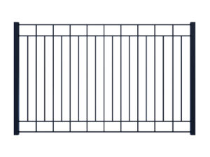 Забор металлический секционный модель СПР-006
